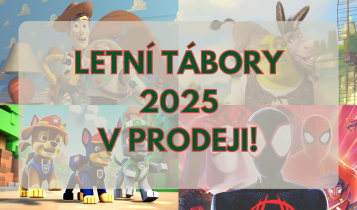 Letní tábory 2025 v prodeji!